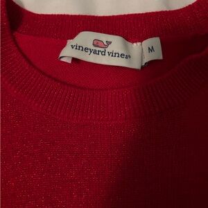 Vineyard Vines Vibrant Red Knit Top